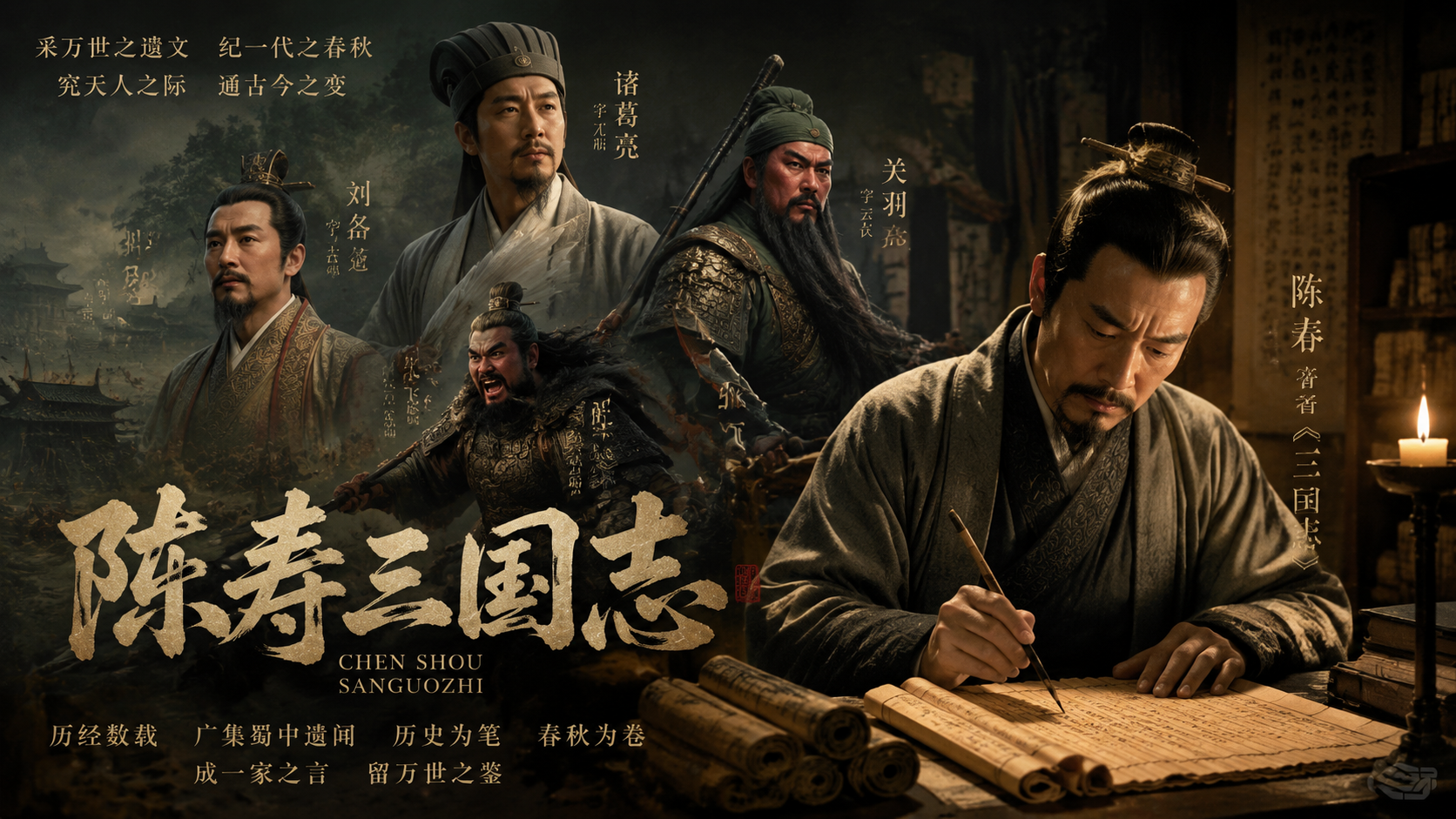 热门短剧《陈寿三国志》